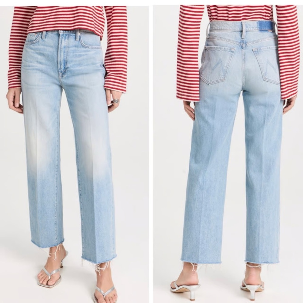 MOTHER the Rambler Zip Ankle Fray 28